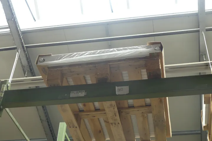 Kermi - Heizkörper Therm X2 Profil-V Typ 22, BH 900, BL 1100 mm, weiß, AG links Umfang: Palette mit Inhalt, Ebene 4, links